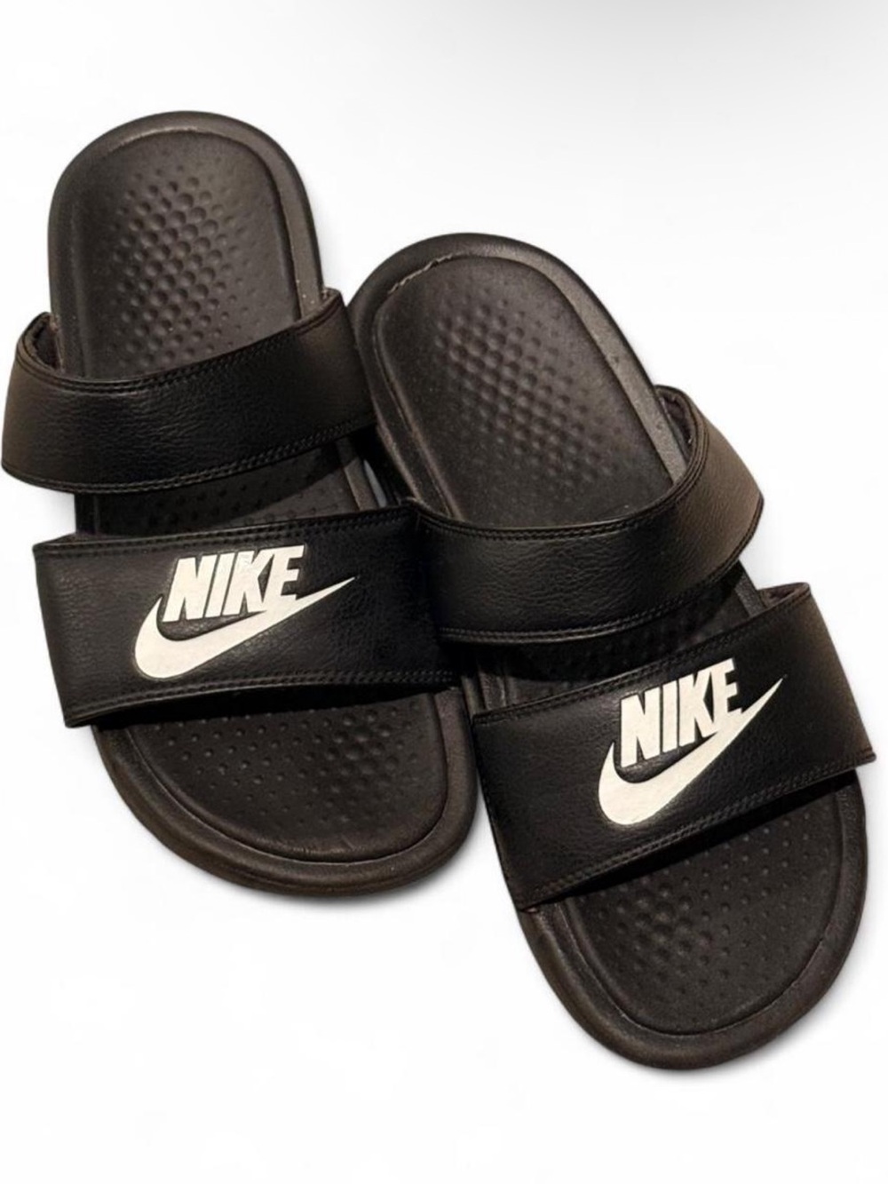Nike Black Double Banded Slides